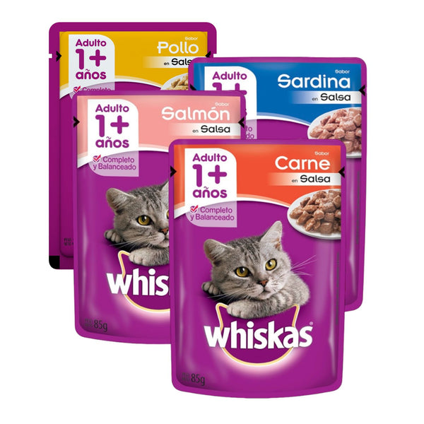 Caja de salsas Whiskas 85 gr