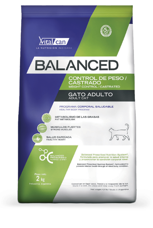 Vitalcan Balanced Gato Castrado 7.5+2 kg