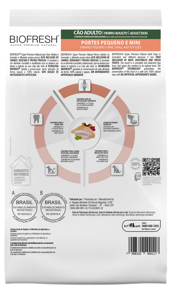 Biofresh Adulto Raza Pequeña 10 kg