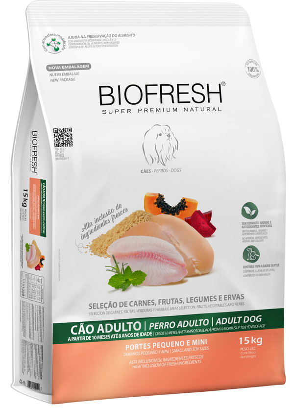 Biofresh Adulto Raza Pequeña 15 kg + Mochila