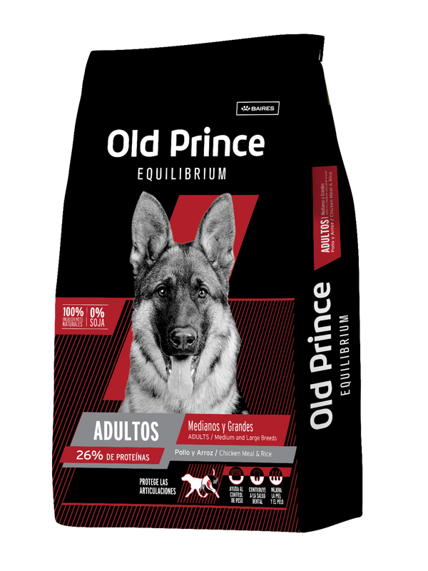 Old Prince Adulto Raza Mediana y Grande 20 kg