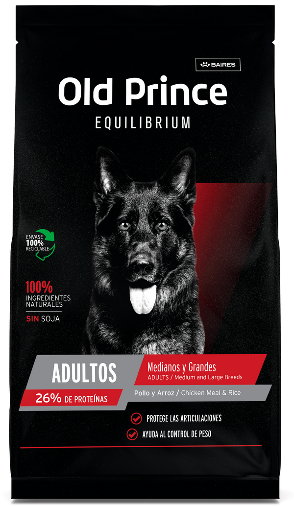 Old Prince Adulto Raza Mediana y Grande 20 kg