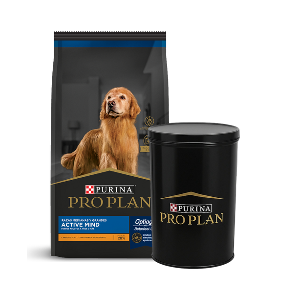 Pro Plan Senior Active Mind 15 kg + Contenedor