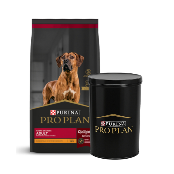 Pro Plan Adulto Raza Grande 15 kg + Contenedor