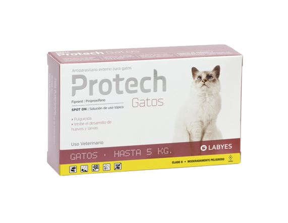 Pipeta Protech para gatos de menos de 5 kg