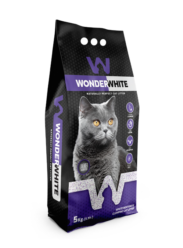 Arena Sanitaria Aglomerante Wonder White 5 kg
