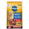Pedigree Carne, Pollo y Cereales 21+3 kg