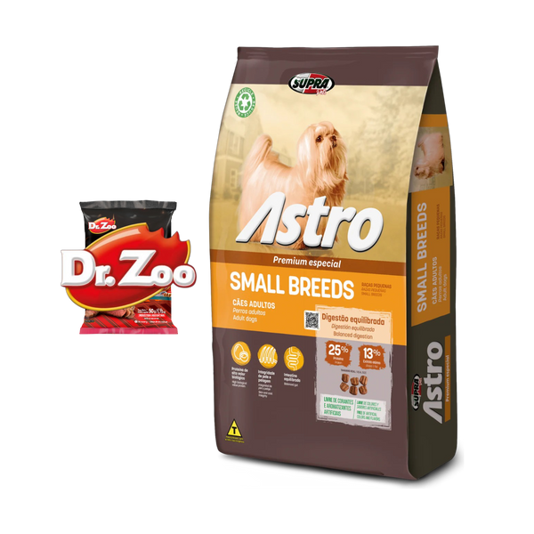 Astro Adulto Raza Pequeña 14 kg + snack Dr Zoo