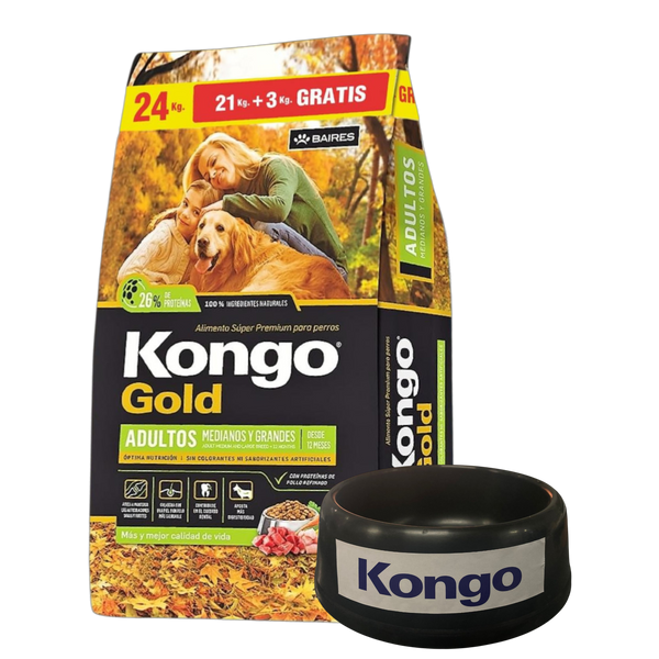 Kongo Gold Adulto 21+3 kg