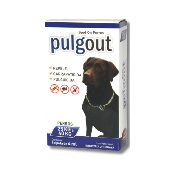Pipeta Pulgout para perro de 25 a 40 kg