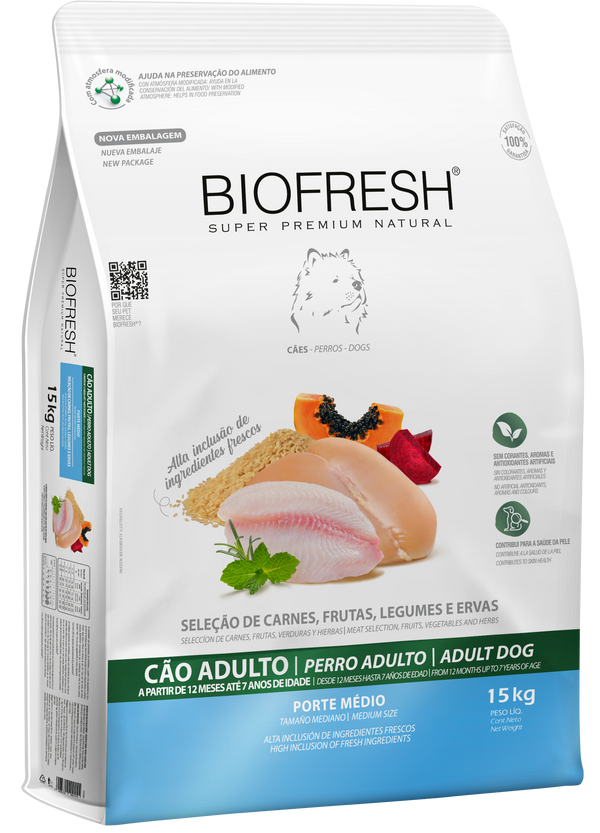 Biofresh Adulto Raza Mediana 15 kg