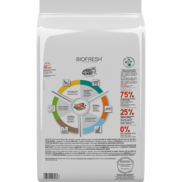 Biofresh Gato Castrado 7.5 kg