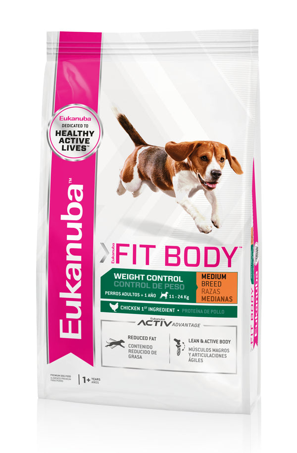 Eukanuba Fit Body Raza Mediana 15 kg