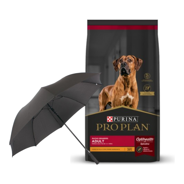 Pro Plan Adulto Raza Grande 15 kg + Paraguas